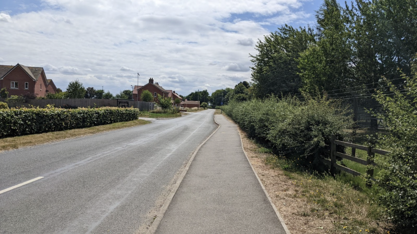 view of the street