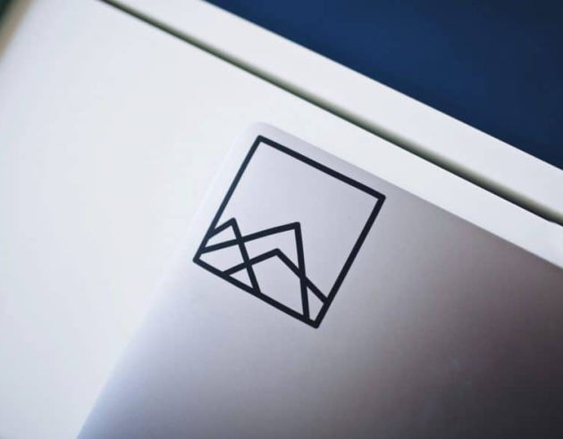 Steadfast logo on laptop